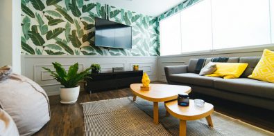 fototapeta w salonie